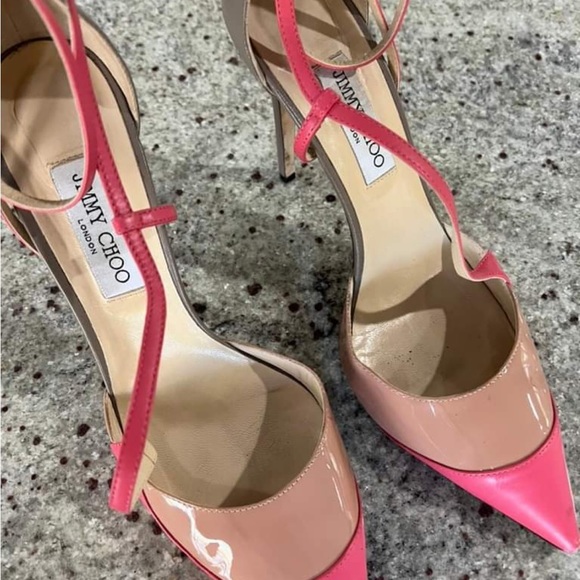 Jimmy choo nude and pink heels - Picture 4 of 6